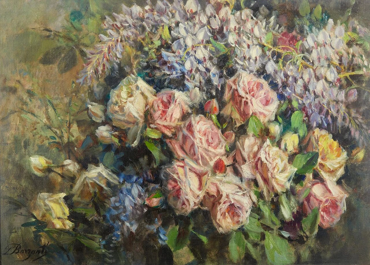Natura morta con rose